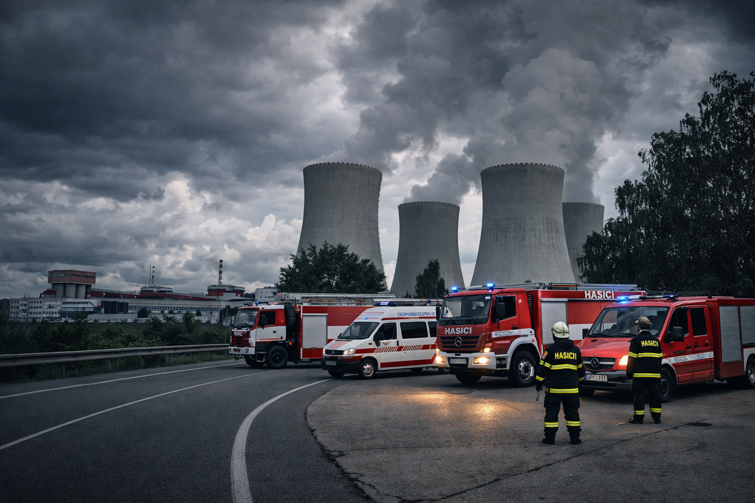Foga v jadern&eacute; elektr&aacute;rně temel&iacute;n